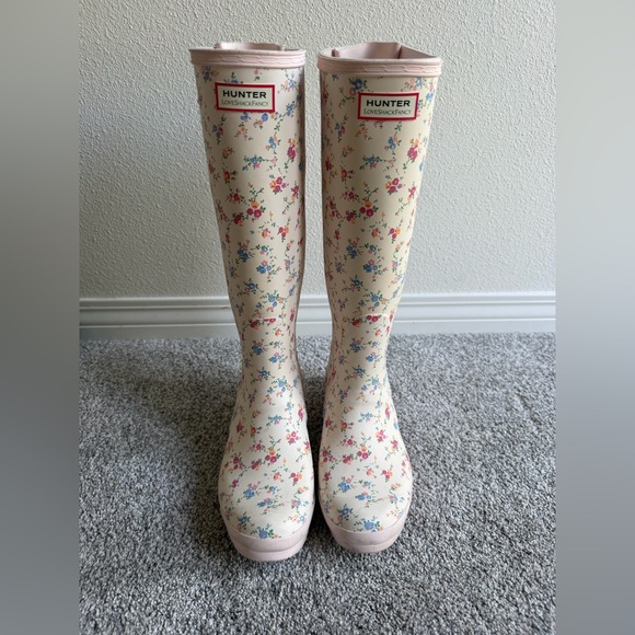 Hunter Shoes - SOLD OUT Hunter X Love Shack Fancy Tall Rain Boots Size 9